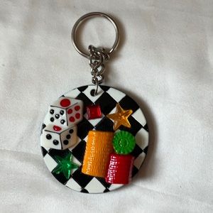 Vintage 1980s Las Vegas stardust hotel key chain